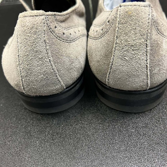 Hugo Boss‎ Dress Shoes Men 8 Gray Suede Derby Lace-Up 50211002 main image 3